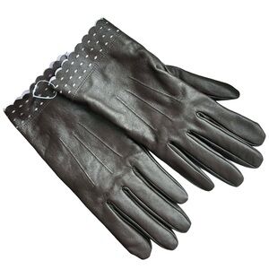 Centigrade 100% Leather Dark Brown Gloves